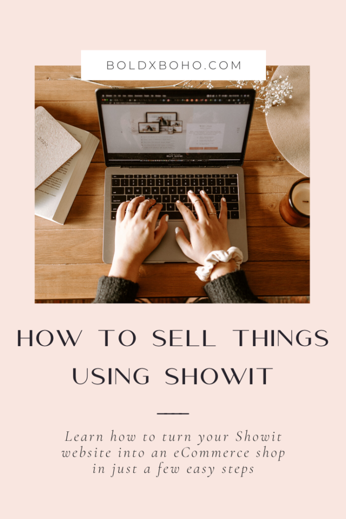 How to Sell Products Using Showit